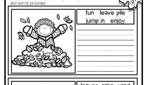 Fall Activities for Math and Literacy No Prep Printables First Grade