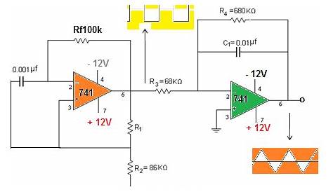 IC-741 as Function Generator Circuit