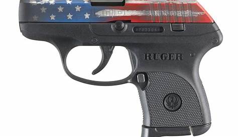 Ruger LCP 380 ACP Carry Conceal Pistol with American Flag Cerakote
