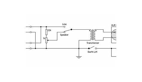 line level attenuator schematic