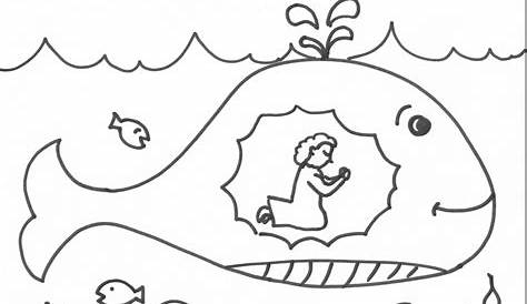 Jonah And The Whale Coloring Page at GetColorings.com | Free printable