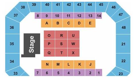 kay yeager coliseum seating chart