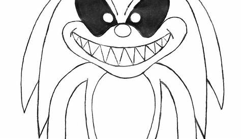 sonic exe printable coloring pages