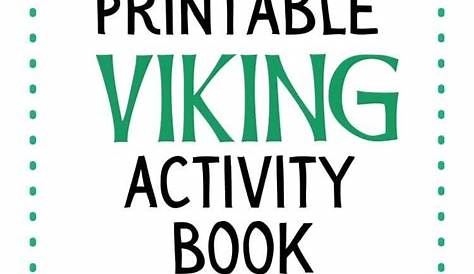 Fun Viking Activity Book Printable (6 Viking Worksheets)