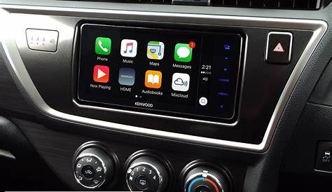 Toyota Corolla with Apple CarPlay installed by DriveSound. | Carplay