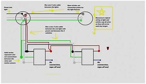 wiring diagram for motion sensor light switch Sensor wiring motion