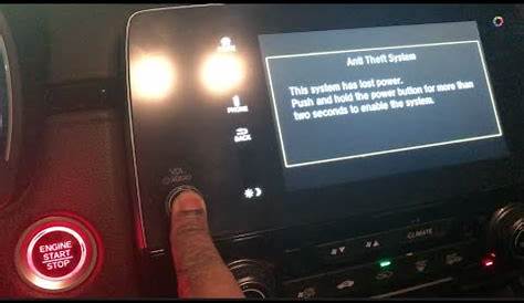 How to reset a Honda CRV Antitheft system alarm - YouTube