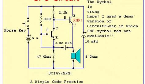 ameco code practice oscillator schematic