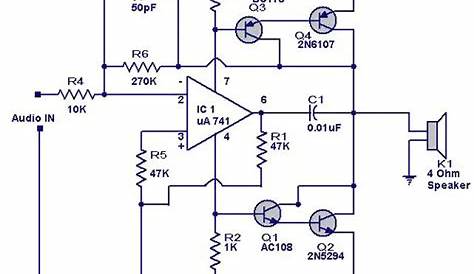circuit diagram of power transistor