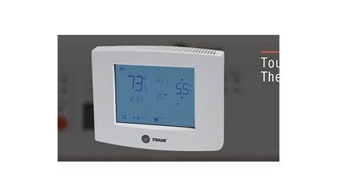 trane touchscreen thermostat manual