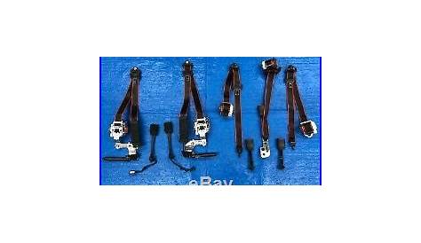 2016 2017 Ford F150 Sport Crew Cab Front & Rear Seat Belt Complete Set