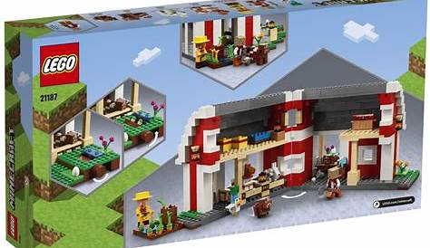 lego minecraft red barn