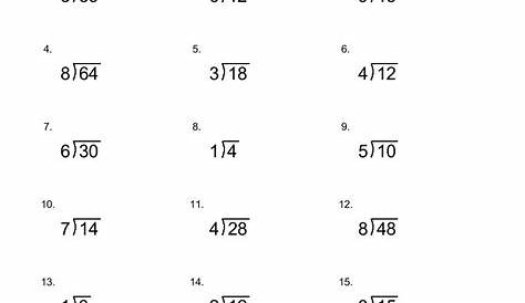 division for beginners worksheets