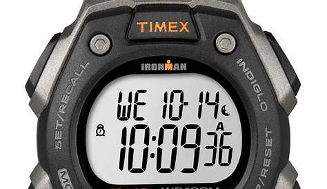 timex ironman how to set time