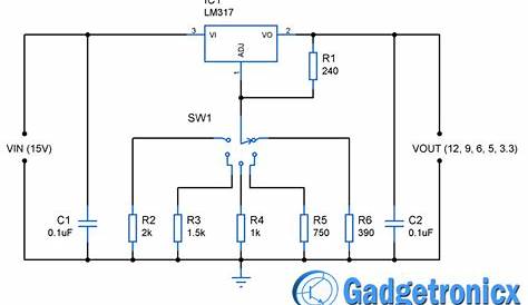 9v power supply schematic