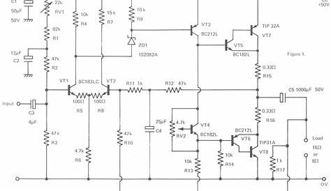 15 Watt Amplifier Circuit Diagram 1