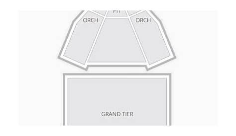 King Center for the Performing Arts Seating Chart | Seating Charts