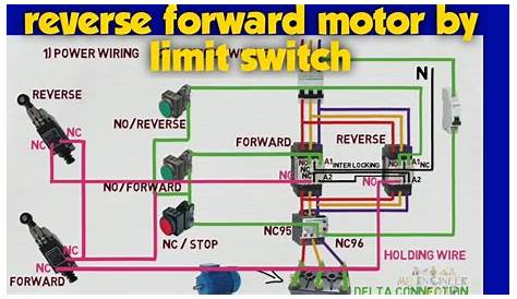 auto reverse forward control circuit diagram