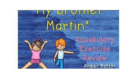 Vocabulary Exercise Review: My Brother Martin Journeys 4th Grade
