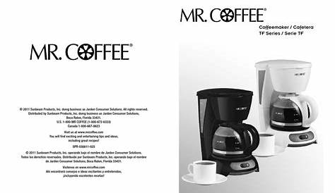 MR. COFFEE TF SERIES USER MANUAL Pdf Download | ManualsLib