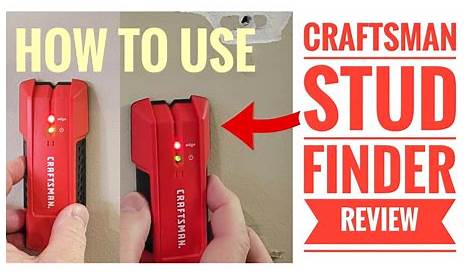 CRAFTSMAN Stud Finder Review & How To Locate Wood 2x4 Behind Drywall