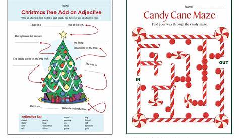 free printable holiday worksheets pdf
