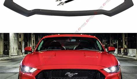 Buy Fits for 2018-2019 Ford Mustang GT Ecoboost Performance Pack Style Add-On Front Bumper Lip