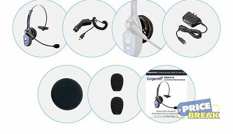 203890 VXI BlueParrott B250-XTS Wireless Bluetooth Headset w/ Xtreme