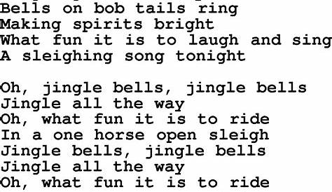 Jingle Bells, by The Byrds - lyrics with pdf