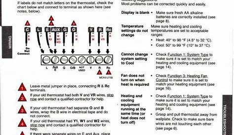 heat pump wiring thermostat