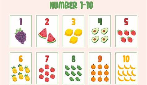 10 Best Printable Numbers 1-10 For Preschoolers PDF for Free at Printablee