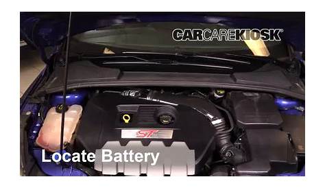 Battery Replacement: 2012-2018 Ford Focus ST 2.0L 4 Cyl. Turbo