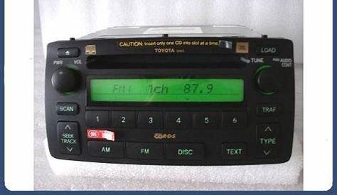 toyota corolla 2005 radio