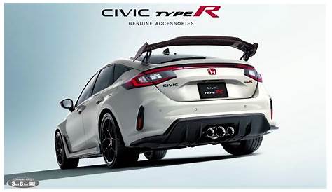2023 Honda Civic Type R Upgrades Include a $2,000 Carbon Fiber Wing
