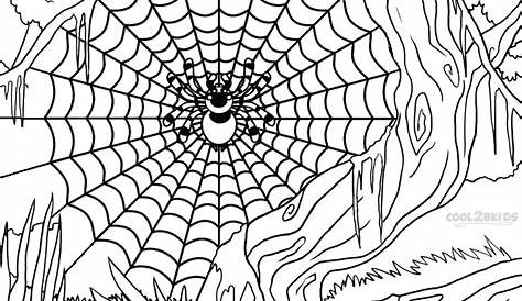 spider web printable free