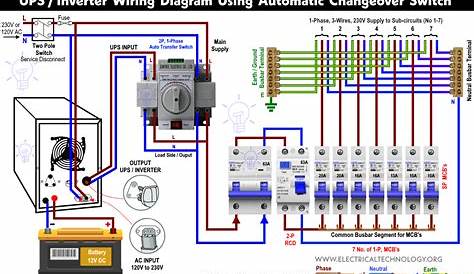 changeover relay wiring diagram