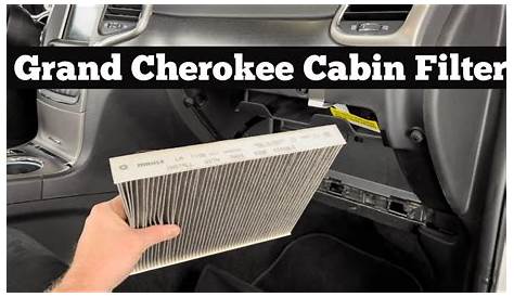 How To Change A 2014 - 2021 Jeep Grand Cherokee Cabin Air Filter