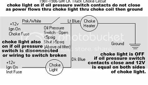 gm electric choke wiring