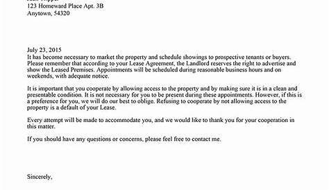 tenant not renewing lease letter sample