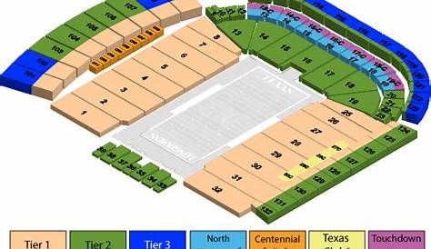Ut Texas Football Stadium Seating Chart : Photos At Texas Memorial Stadium