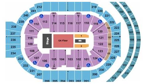xl center seating chart with rows