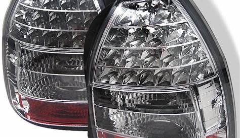 Honda Civic 96-00 3DR LED Tail Lights - Chrome