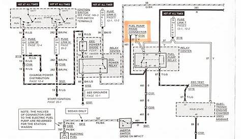 fuel pump wiring diagram 2000 ford mustang v6