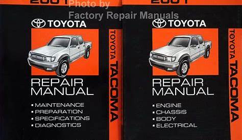 2004 Toyota Tacoma Factory Service Manual Set Original Shop Repair