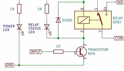 single channel relay module circuit diagram