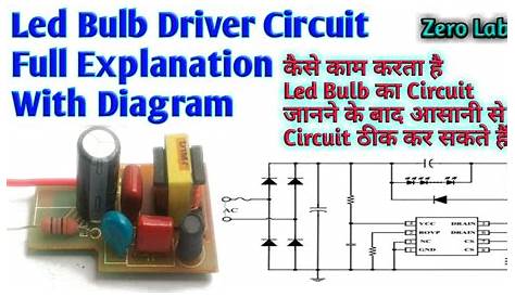 Led Bulb Driver Circuit Diagram With Explanation For Easily Repair Led