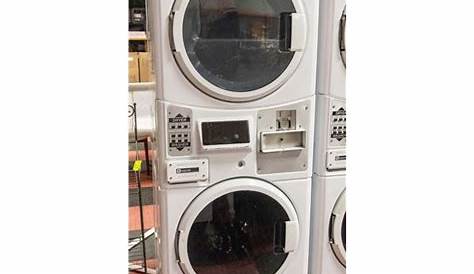 MAYTAG COMMERCIAL STACKED WASHER/DRYER- COIN OP