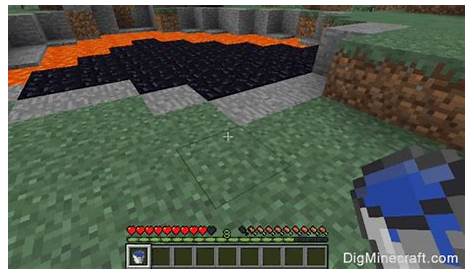 How to make Obsidian in Minecraft