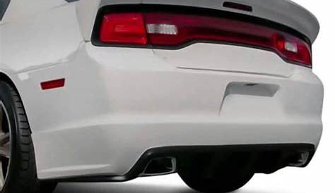 Dodge Charger 2011-2013 Premier Style 3 Piece Polyurethane Rear Wing