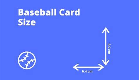 Baseball Card Size